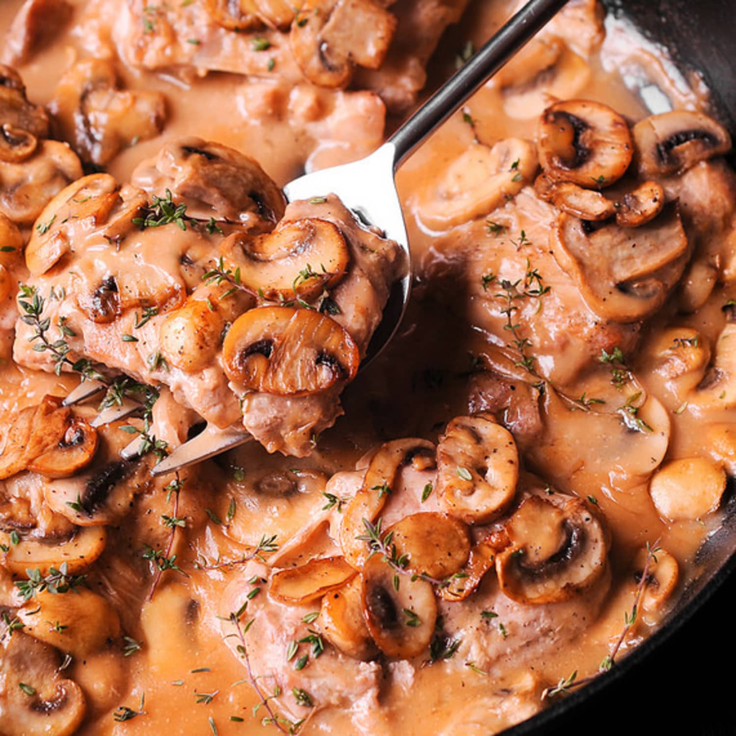 Skillet Chicken With Mushroom Recipe Whats In The Pan Kitchn