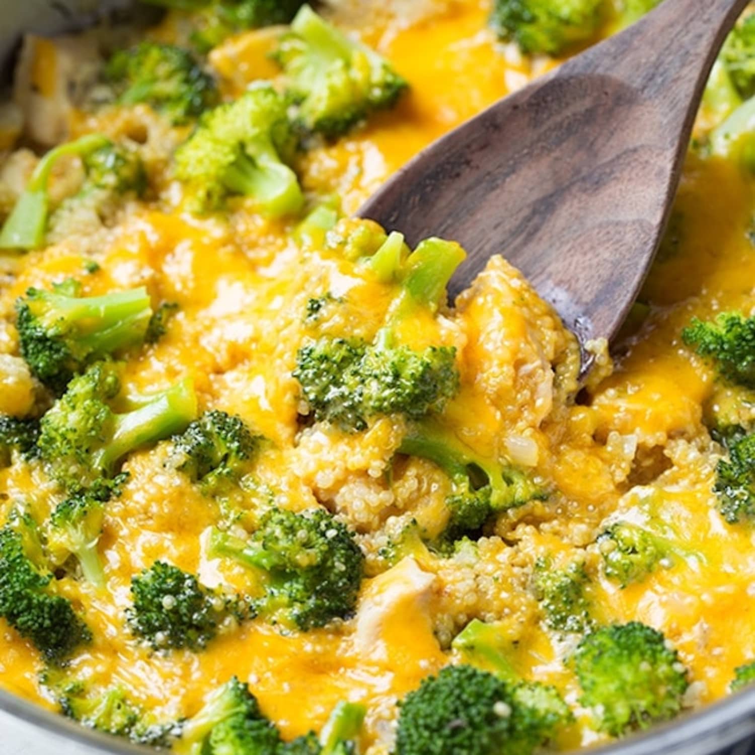 Cheesy Chicken Broccoli And Quinoa Cooking Classy Kitchn