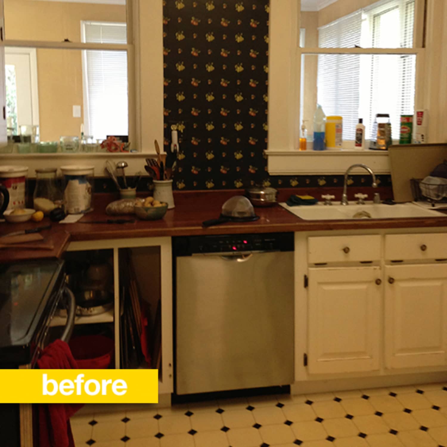 Kitchen Before & After: A Battered Old Kitchen Gets a Lovely ...