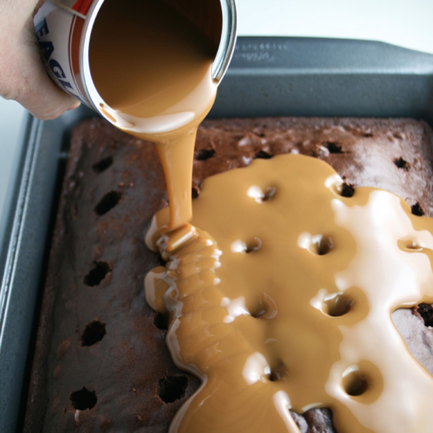 10 Easy Poke Cake Recipes Kitchn Ingredients 1 box chocolate cake batter (prepared according to package instructions) 1 can condensed milk 1 can caramel 3 cups. 10 easy poke cake recipes kitchn