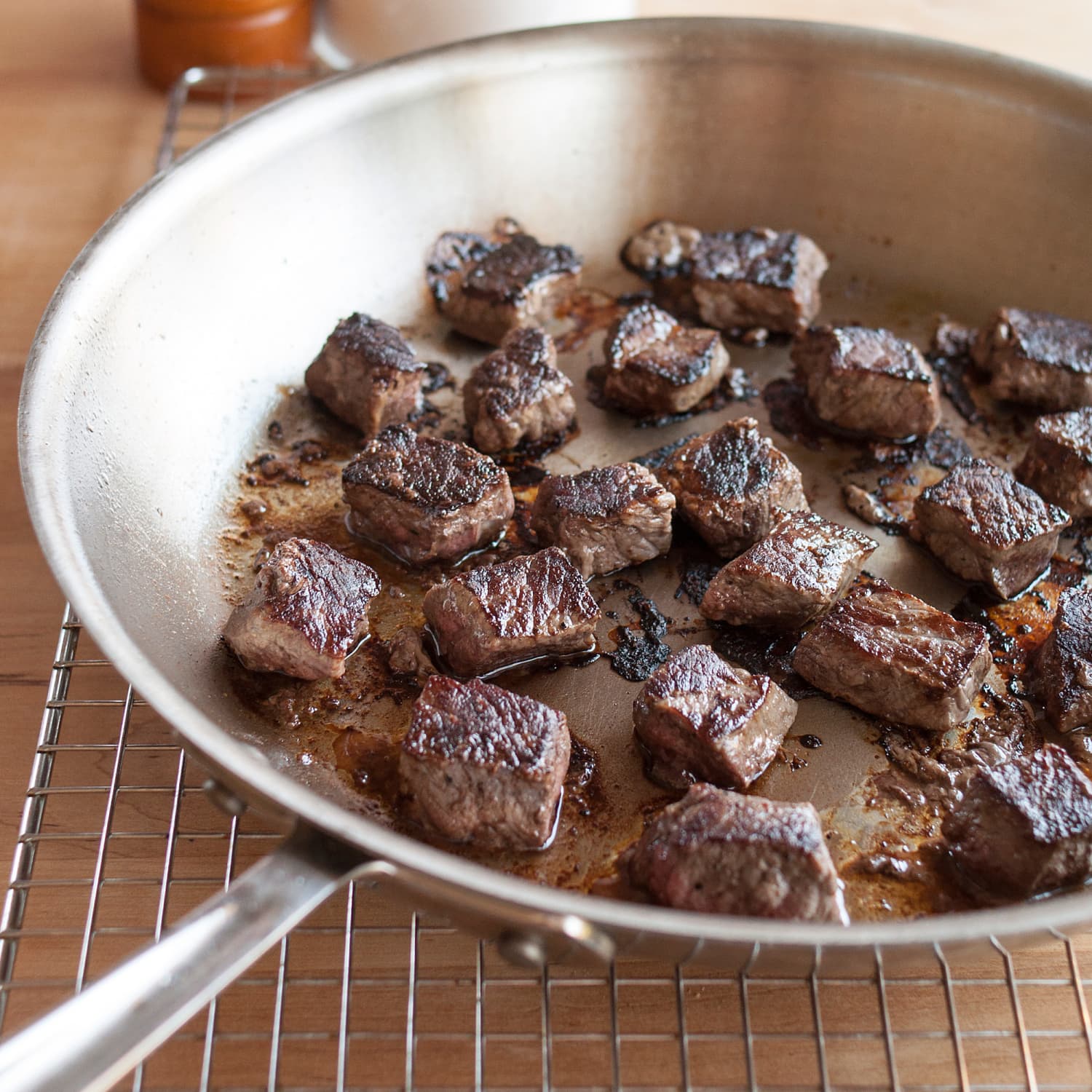 Frying Meat In My Dutch Pot 