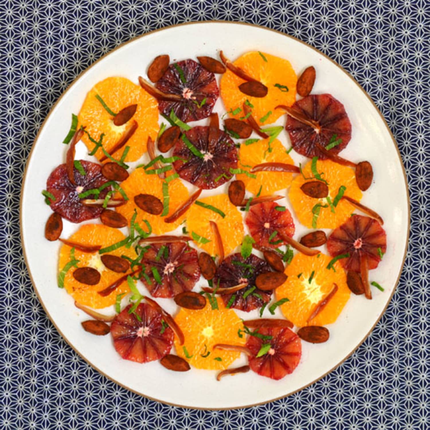 orange almond salad dressing recipe Orange Almond Salad with Orange-Balsamic Vinaigrette