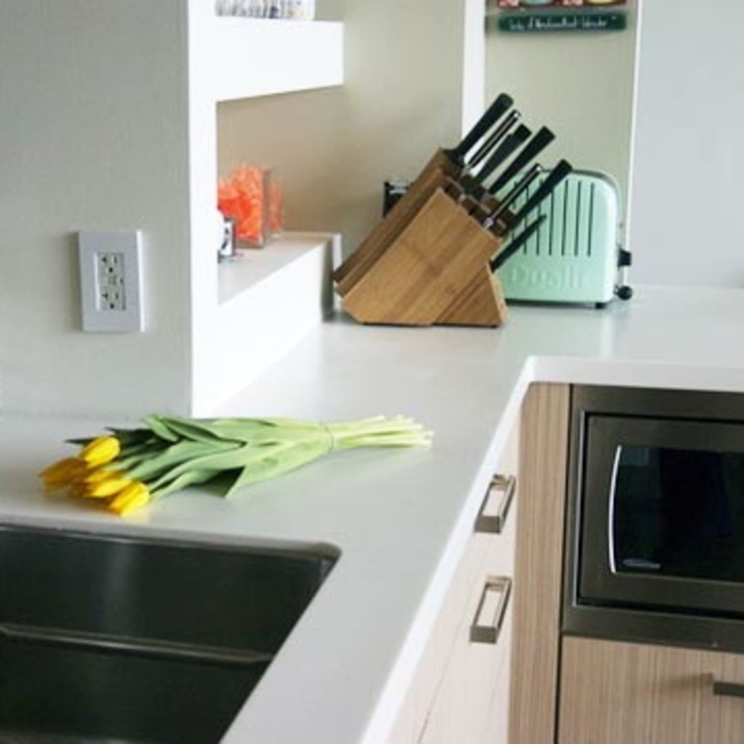 All About Synthetic Solid Surface Countertops Kitchn
