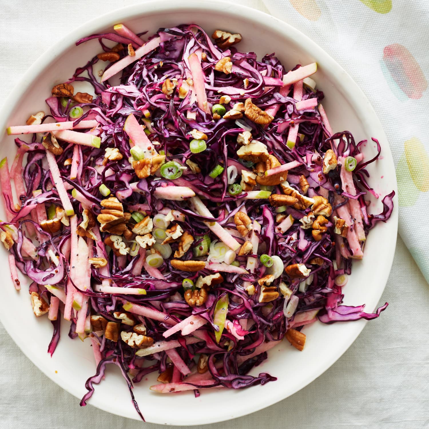 Cabbage Apple Slaw With Honey Lime Dressing Kitchn