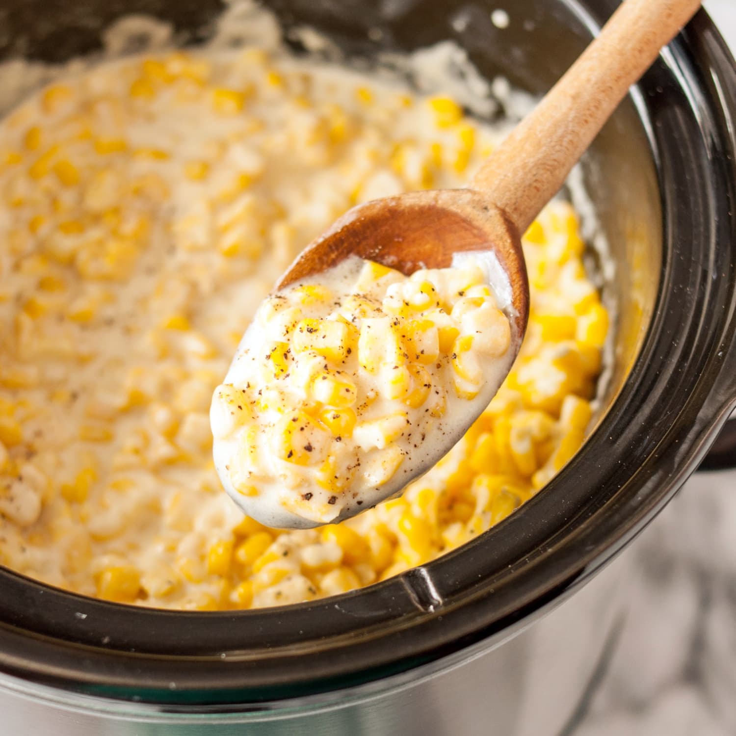 Slow Cooker Creamed Corn