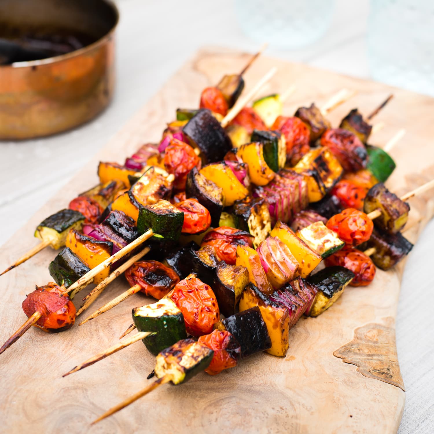 vegetable shish kebab