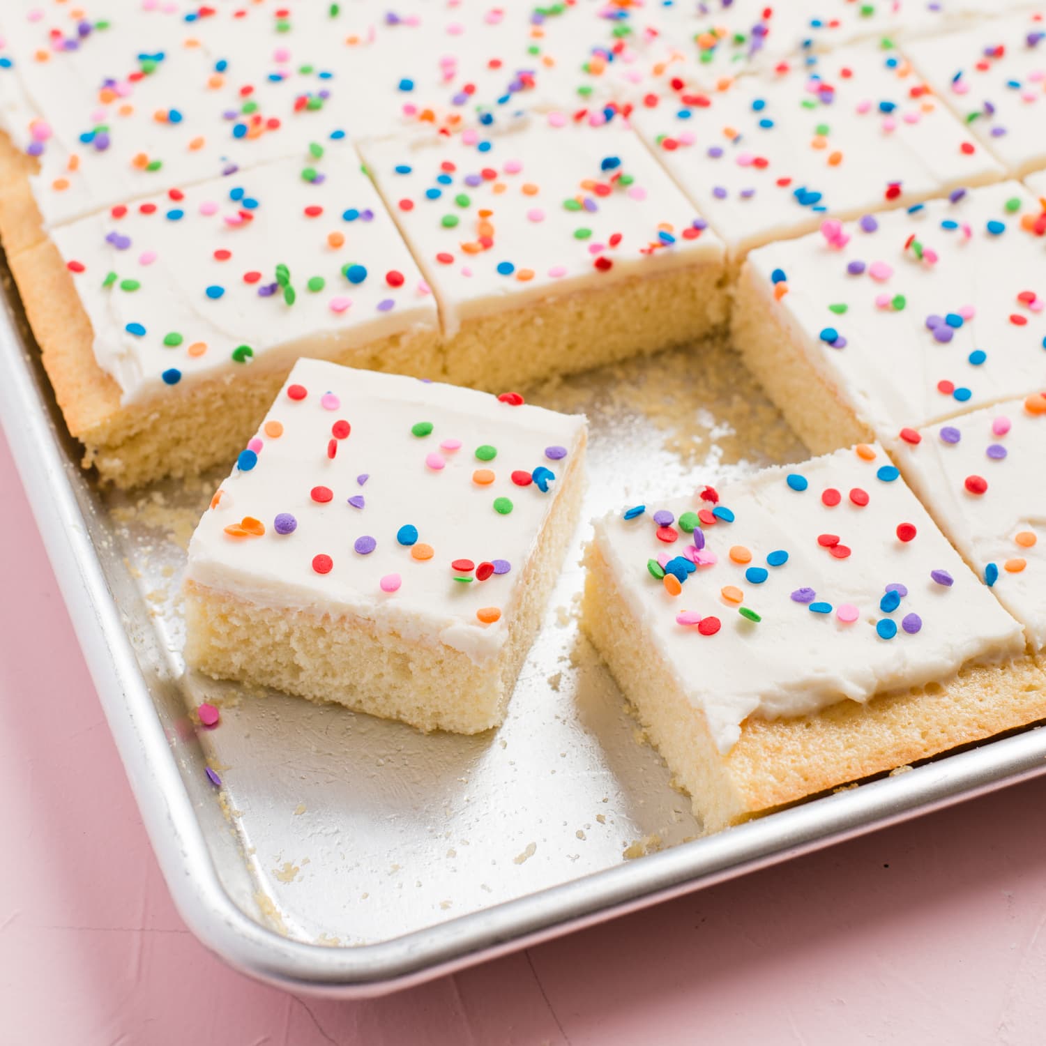 Recipe: One-Bowl Vanilla Sheet Cake