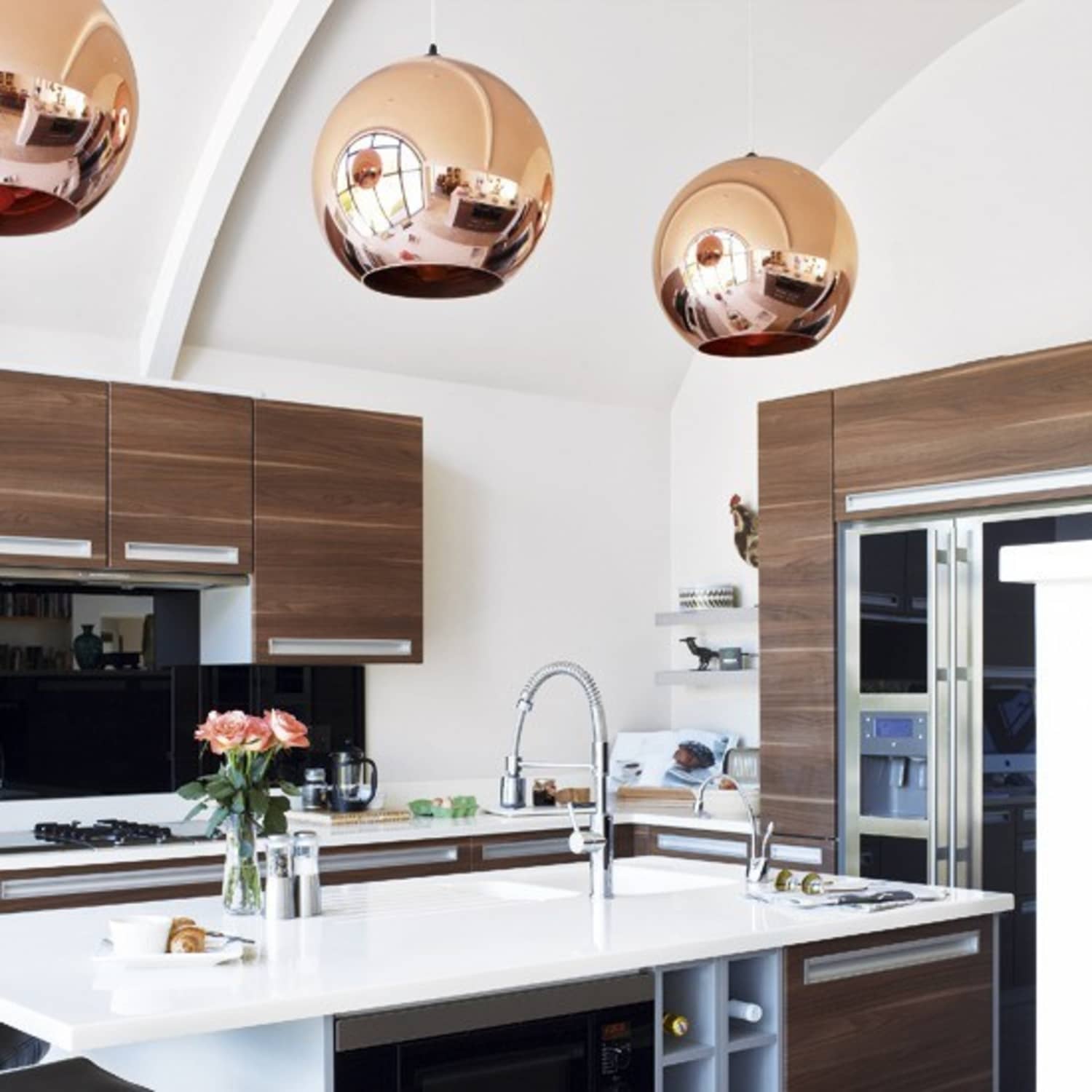 Copper Pendant Lights in the Kitchen | Kitchn