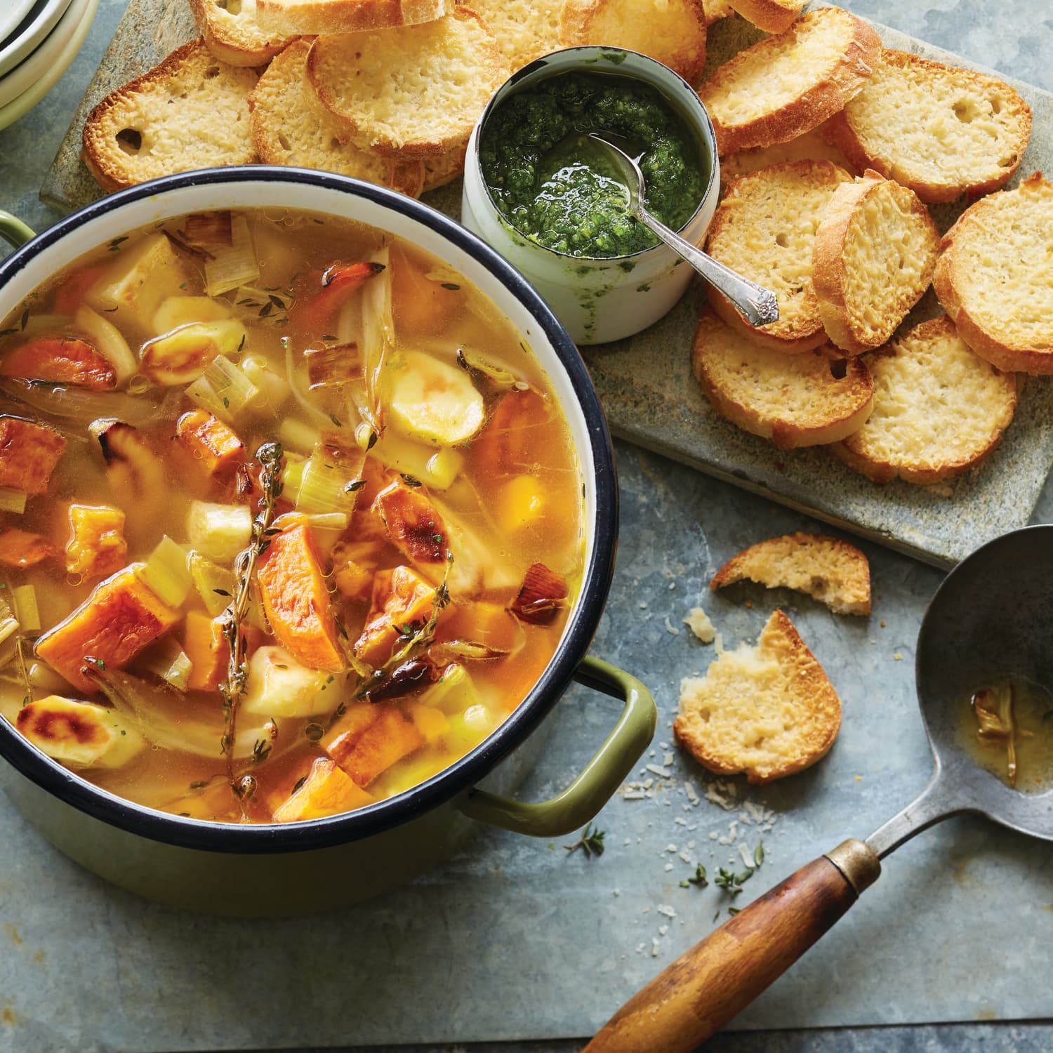 Recipe Roasted Fall Vegetable Soup Kitchn