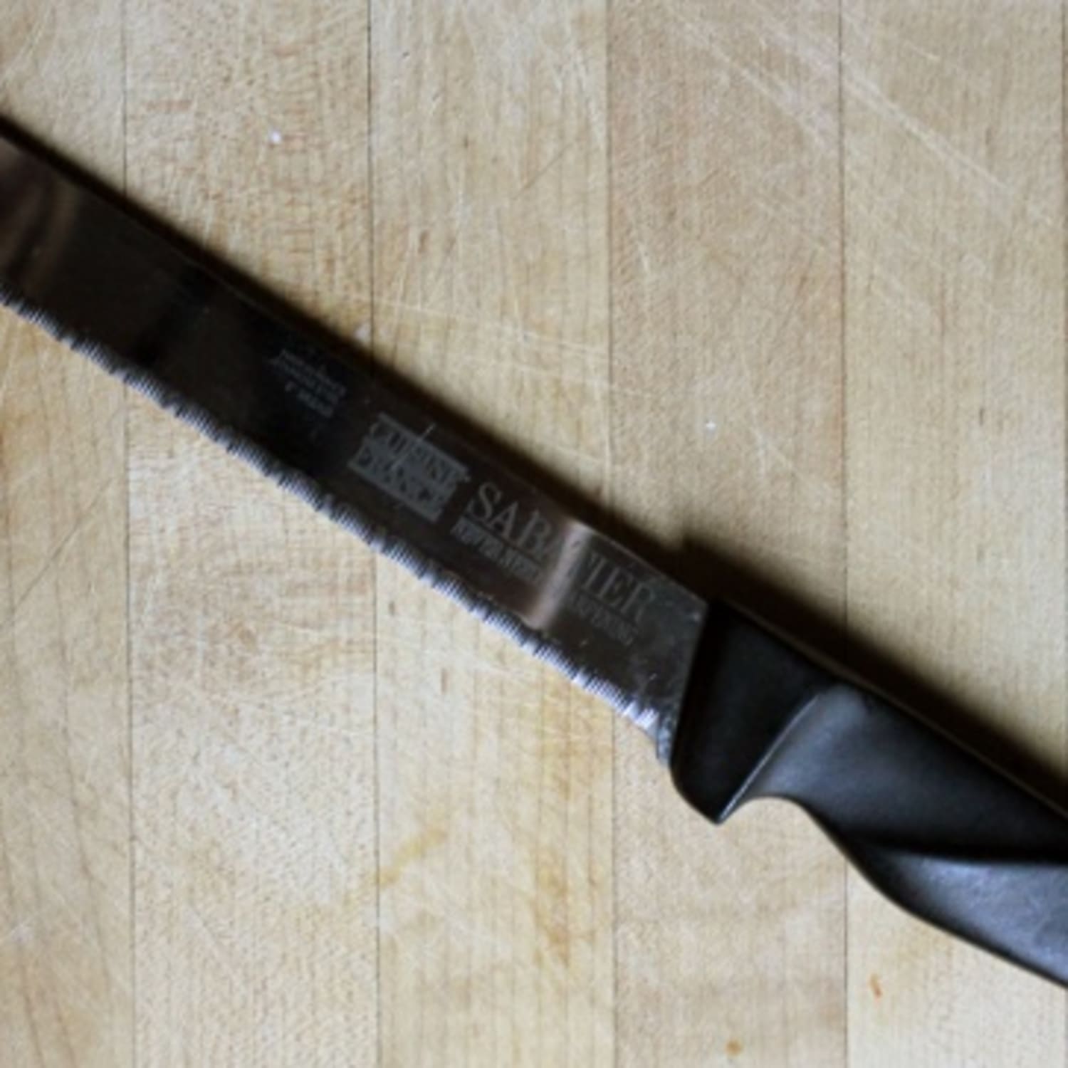 Stephanie S Favorite Knife Sabatier 8 Inch Serrated Bread Knife Kitchn