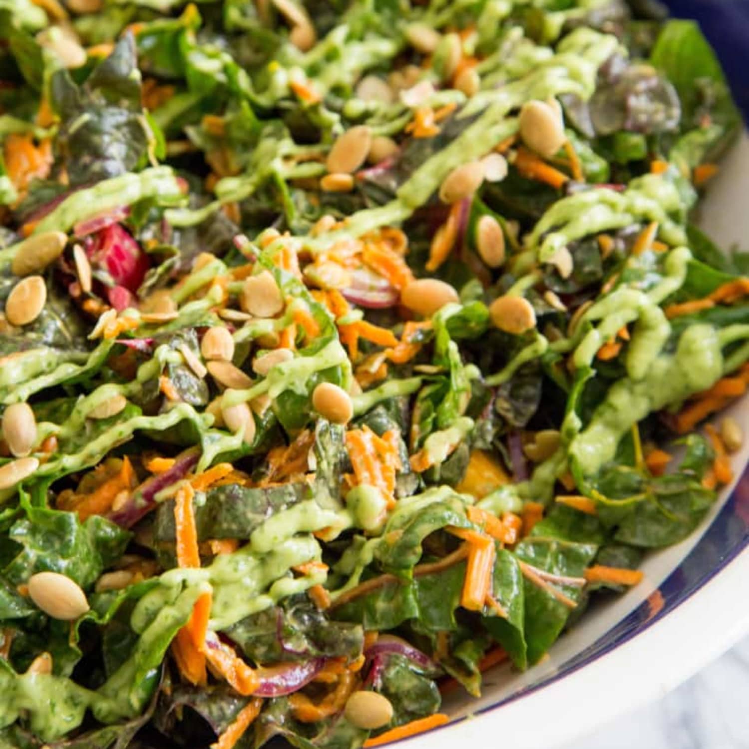 Recipe Swiss Chard Slaw With Creamy Avocado Dressing Kitchn