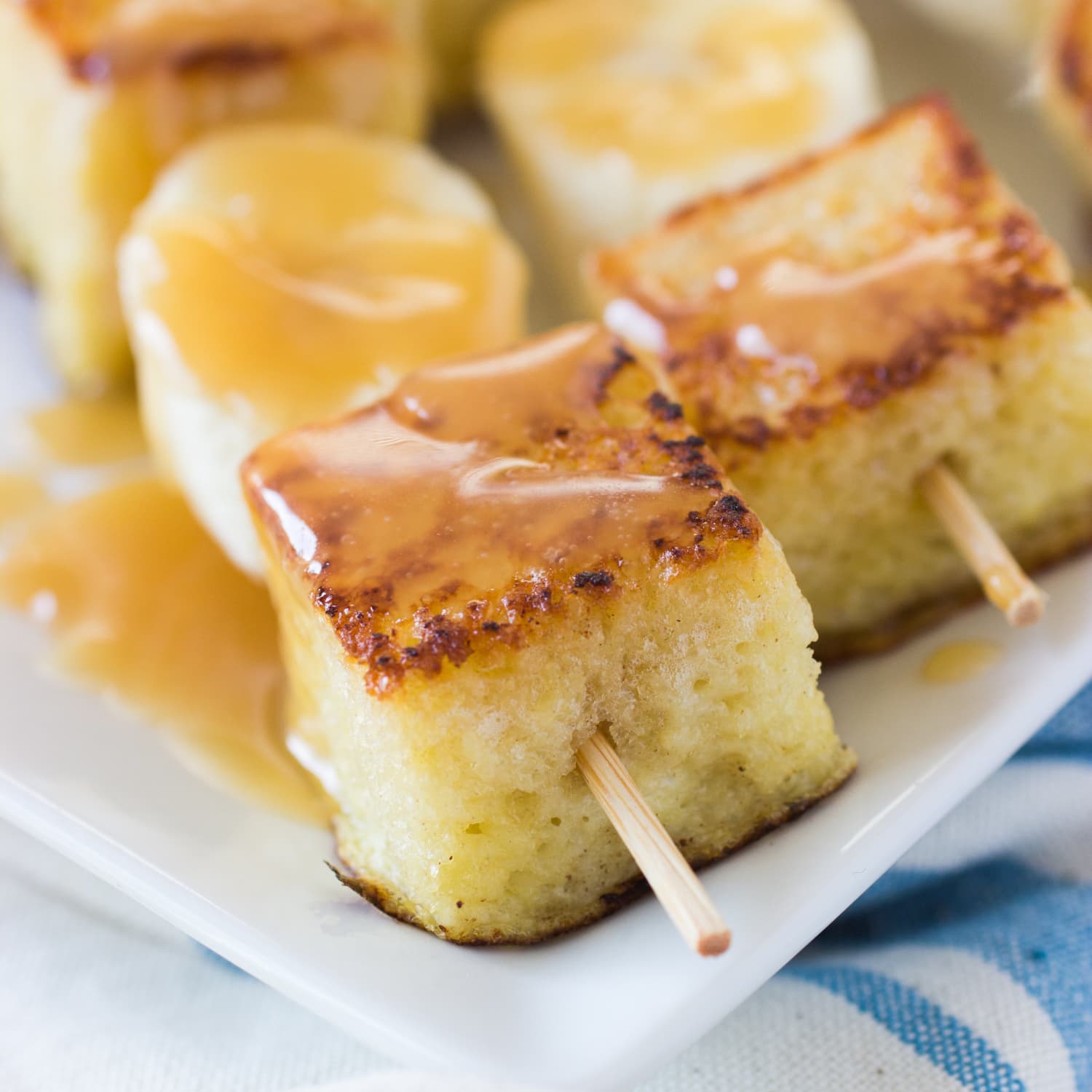 Recipe Bananas Foster French Toast Kebabs Kitchn