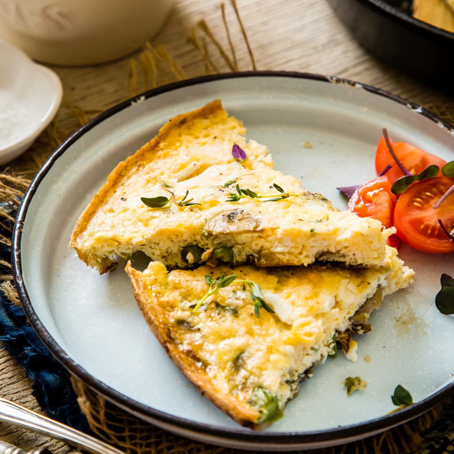 Recipe Mushroom Asparagus Frittata Kitchn Asparagus, mushroom, and feta frittata recipe. mushroom asparagus frittata