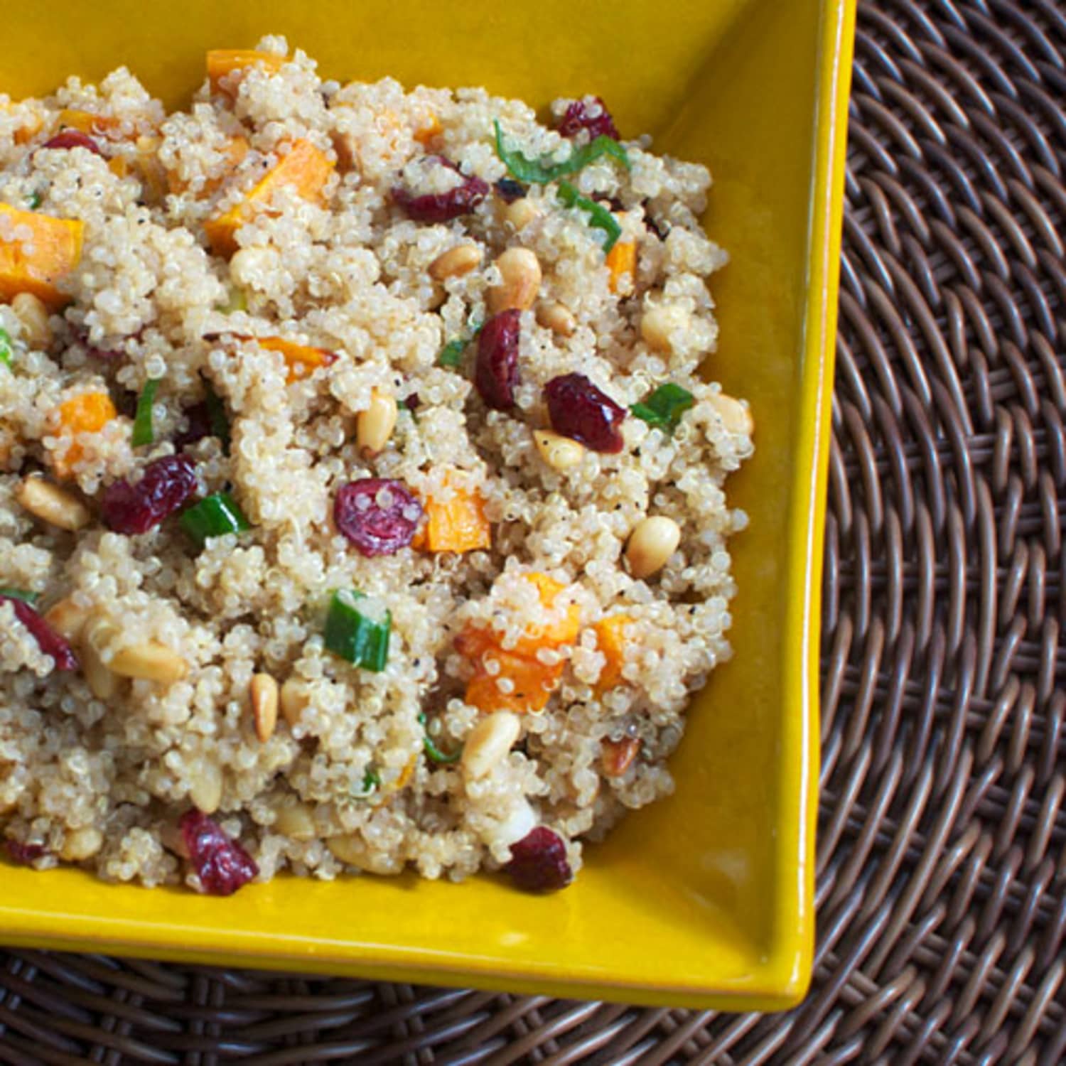Passover Recipe Sweet Crunchy Quinoa Salad With Sweet Potatoes Pine Nuts And Cranberries Kitchn Here are seven great quinoa dishes to make for passover. sweet and crunchy quinoa salad