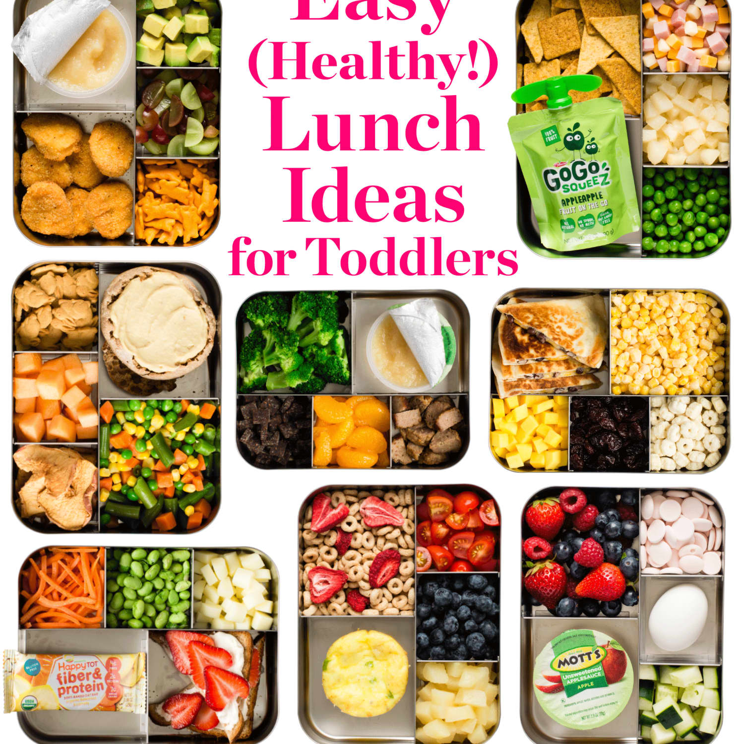Easy Lunchbox Ideas for 1 Year Olds (Preschool, Daycare, or At Home) -  Because I Said So, Baby