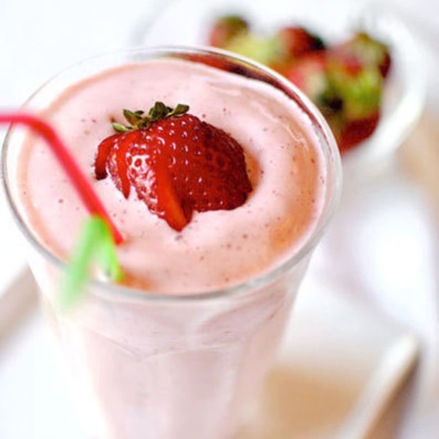 Easy Strawberry Milkshake - Food with Feeling