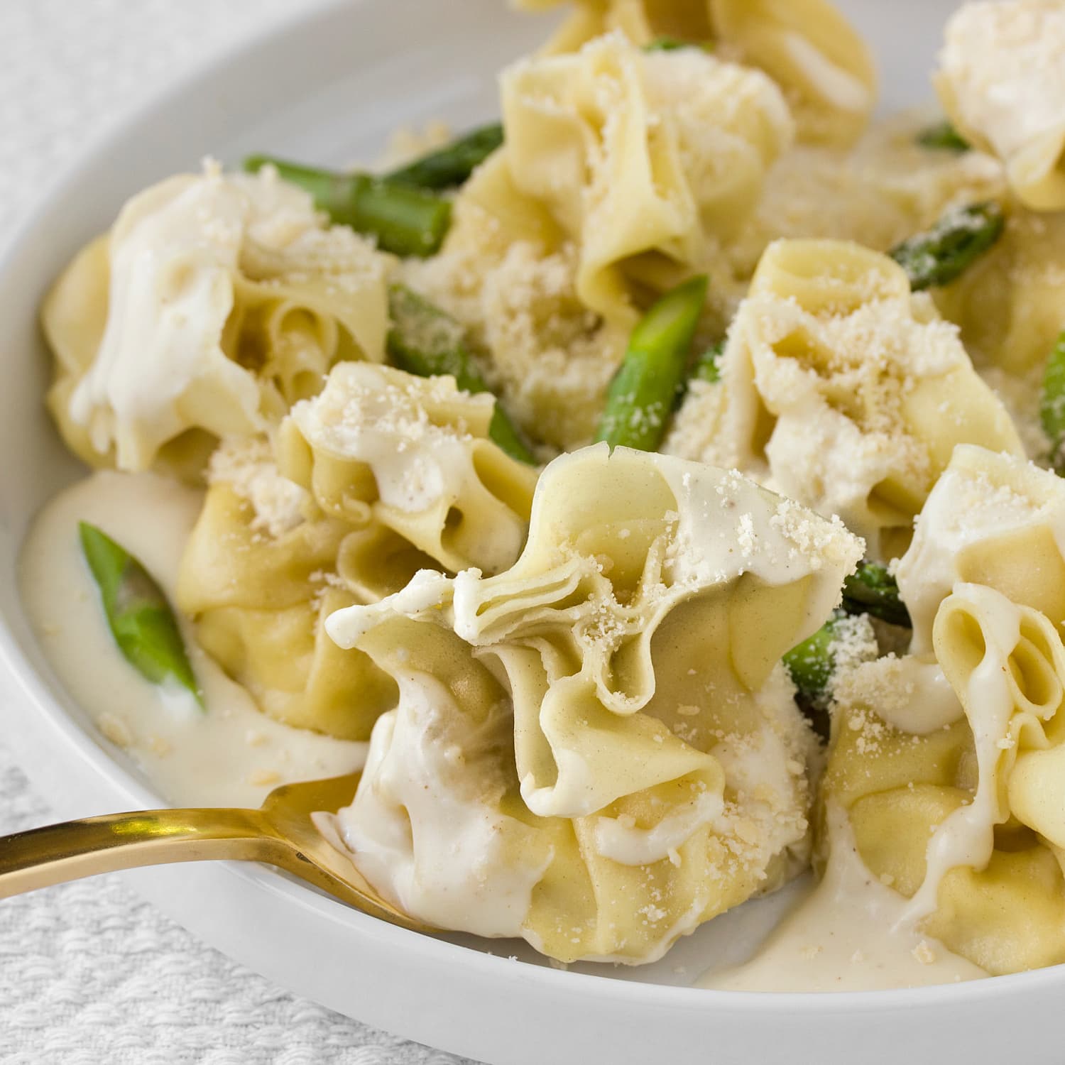 Italian Recipe Fiocchetti With Pears And Parmesan Cream Kitchn
