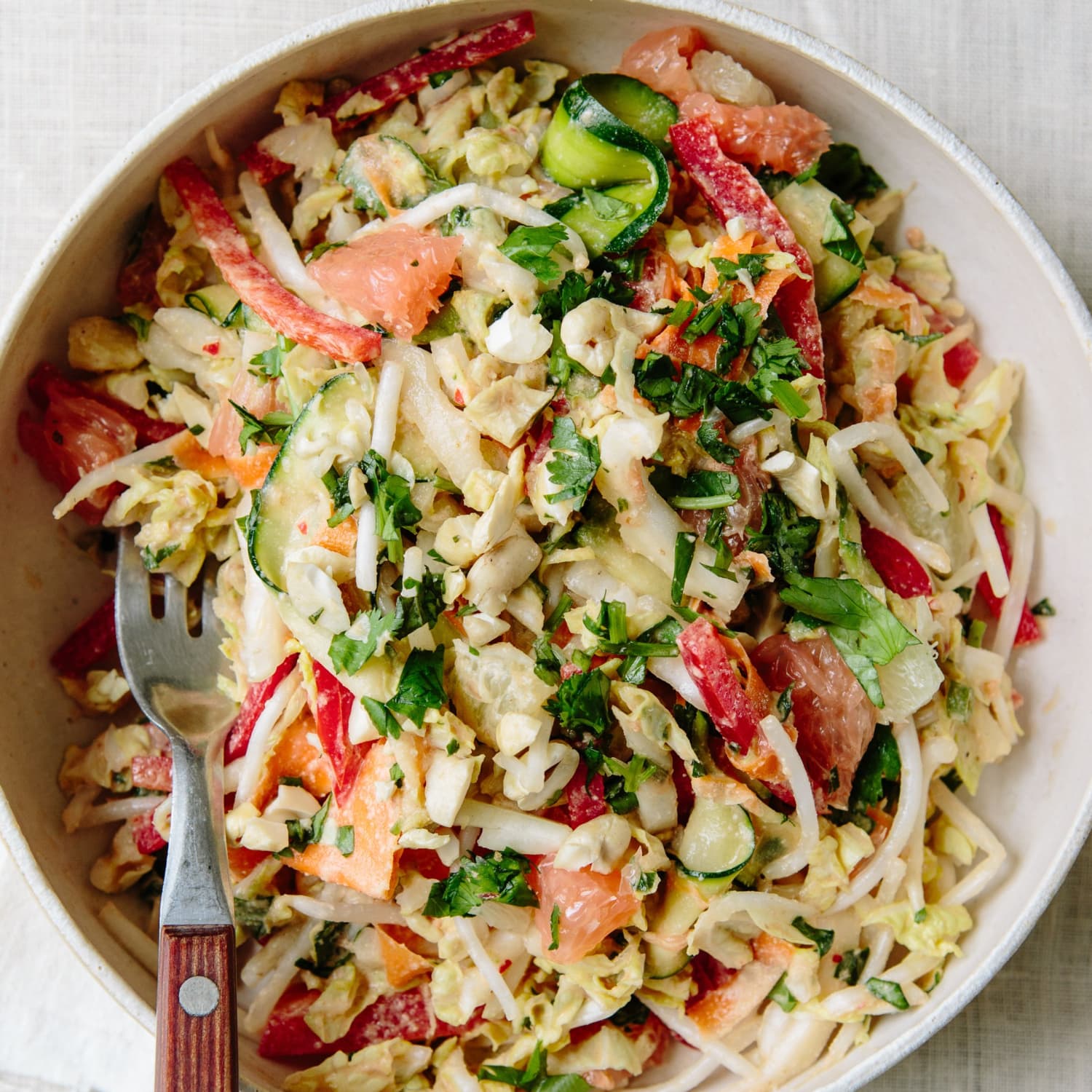 Anna Jones Raw Thai Citrus Crunch Salad Kitchn