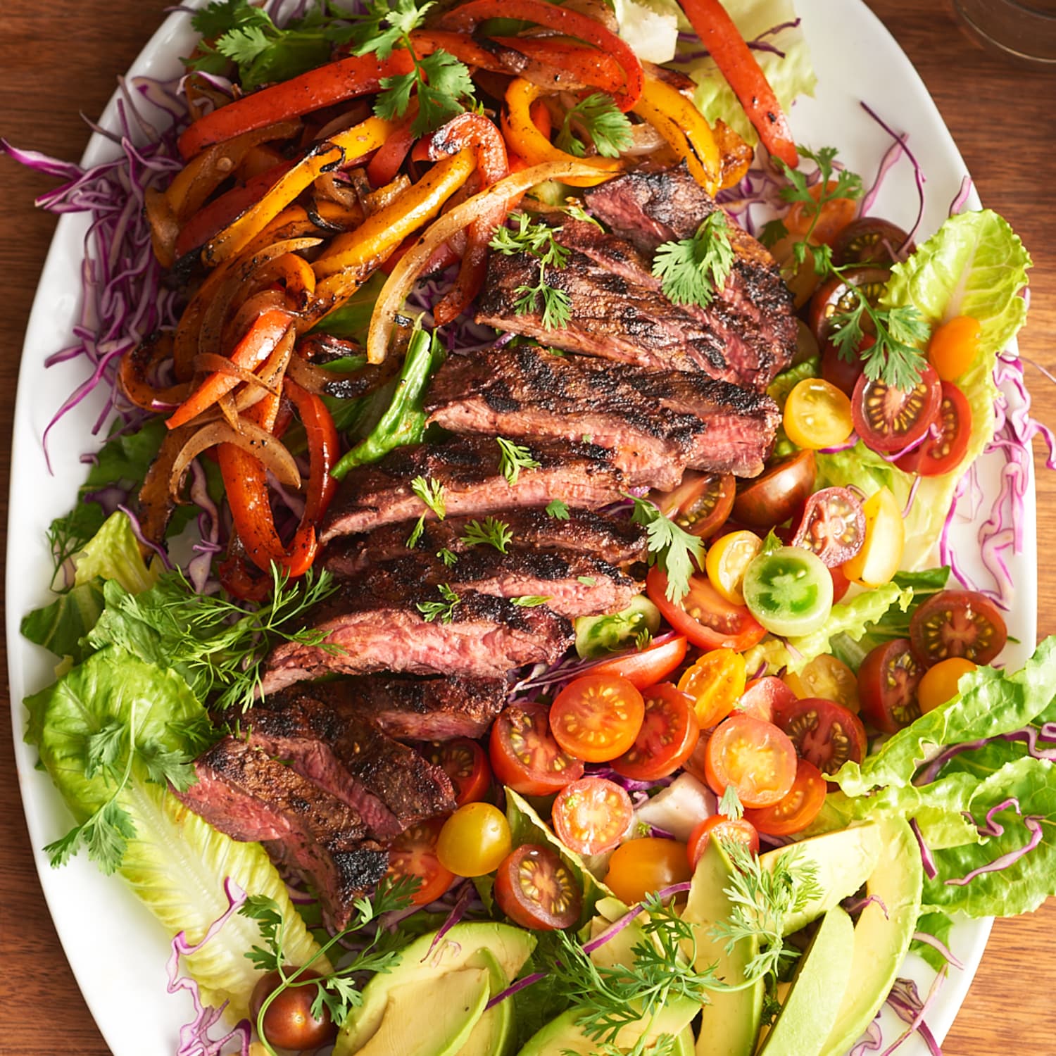 Warm Fajita Steak Salad Kitchn