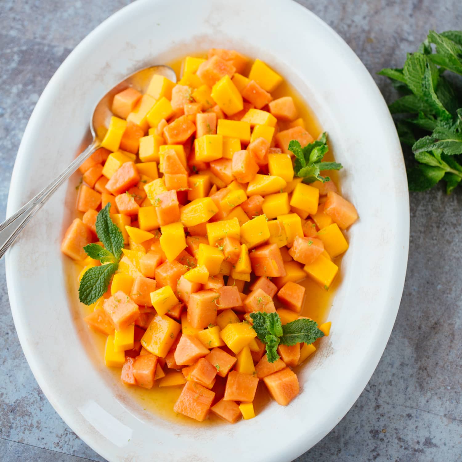 Recipe Mango And Papaya Fruit Salad Kitchn