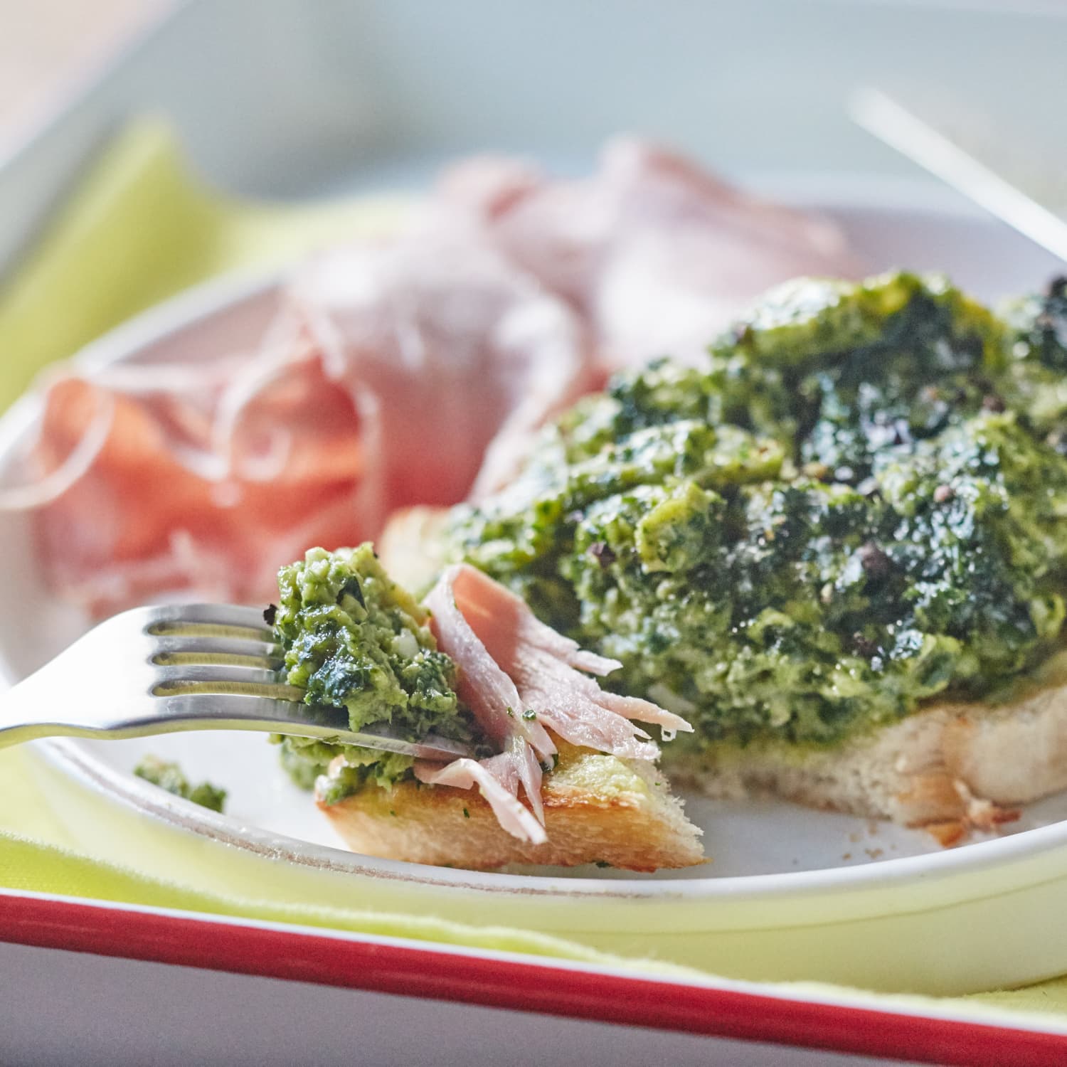 Recipe How To Make Easy Green Eggs Ham For Breakfast Kitchn
