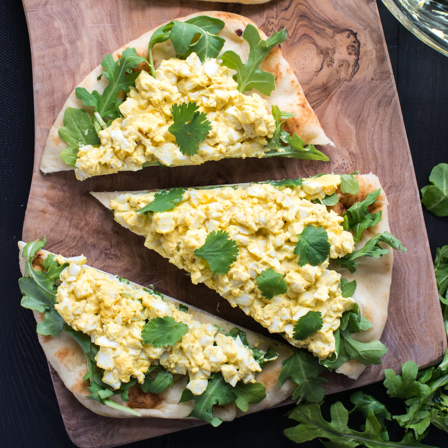 Recipe Curried Egg Salad On Naan Kitchn