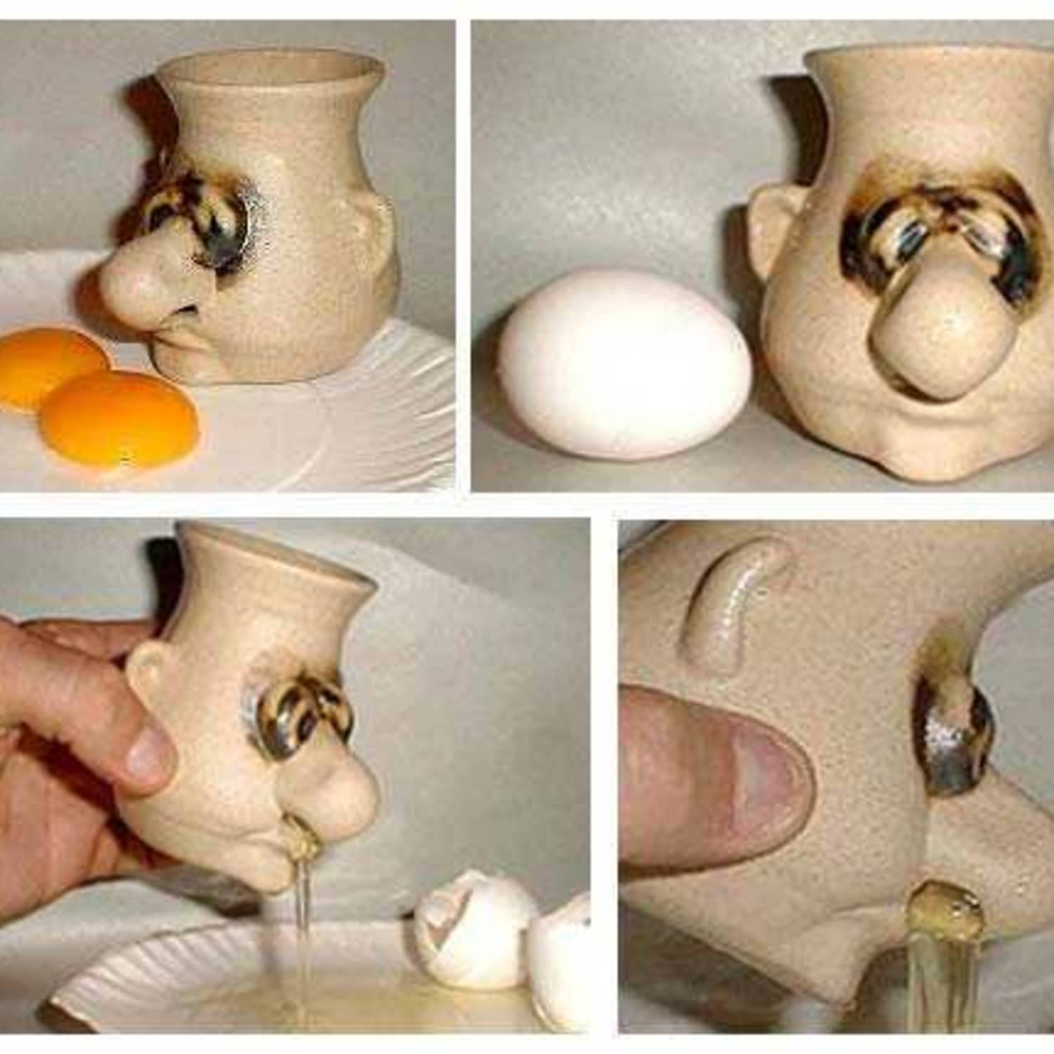 Egg Separator Funny Kitchen Gadget Fun Snot Nose Egg Separator Tool Useful For Cooking And Baking
