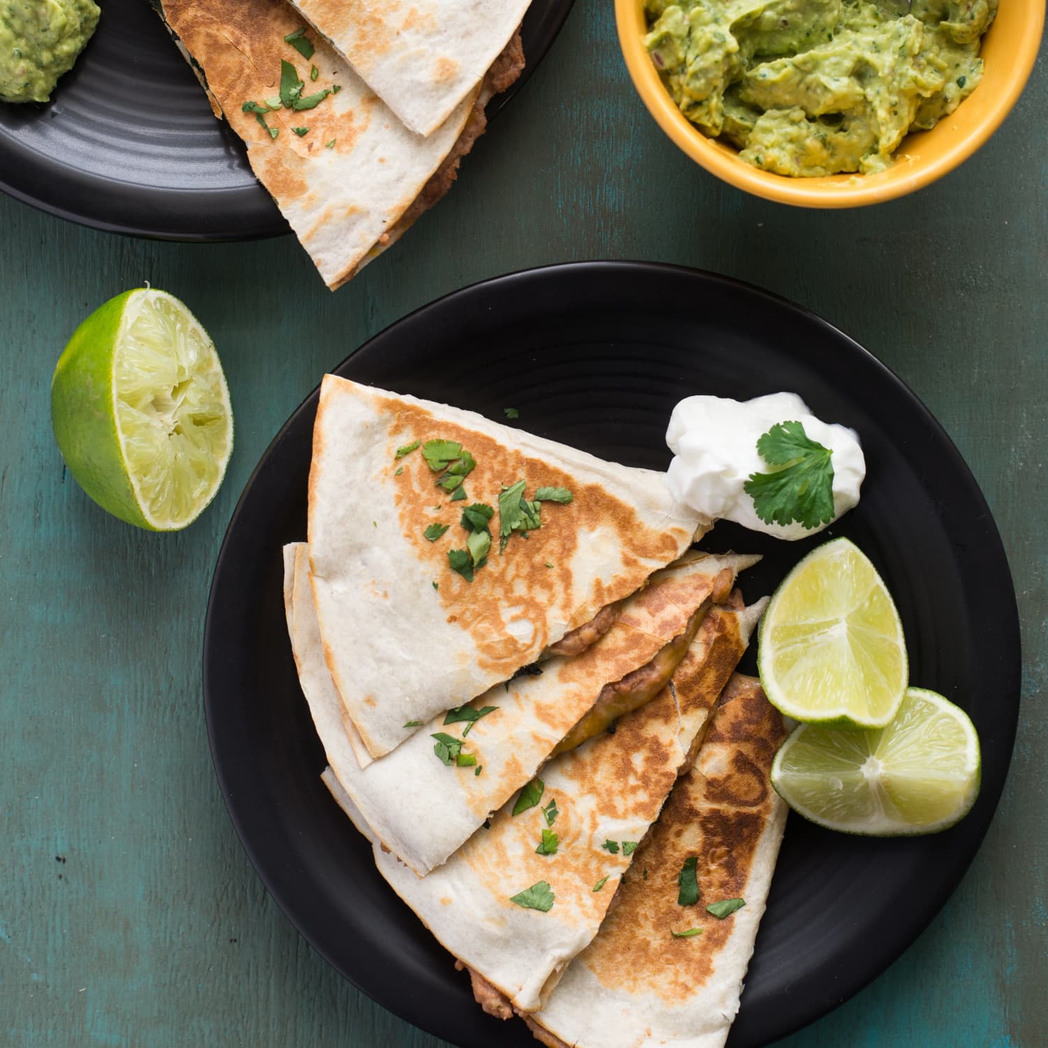 Recipe Spinach And Refried Bean Quesadillas Kitchn