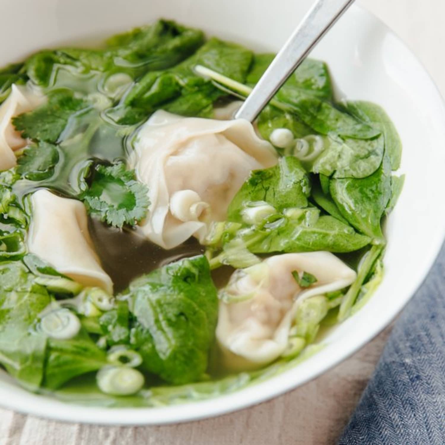 Easy Chicken Wonton Soup - Instant Pot & Stove - Spice Cravings