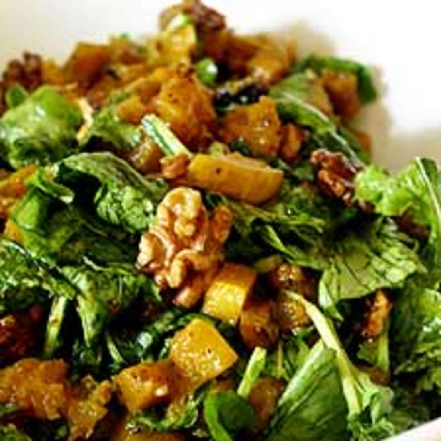 Recipe Warm Butternut Squash And Arugula Salad Kitchn