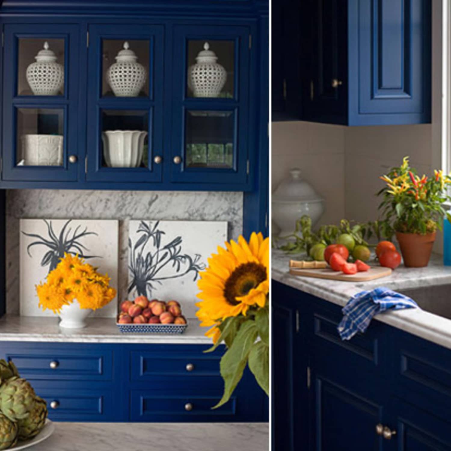 Color In the Kitchen: Chinese Porcelain Blue