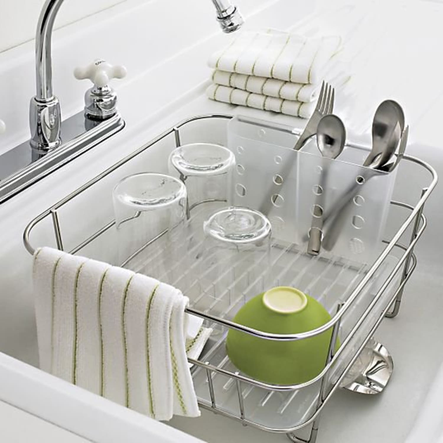 Designs for Small Kitchens: Dish Racks  Sink dish rack, Small kitchen  sink, Sink dish drainer