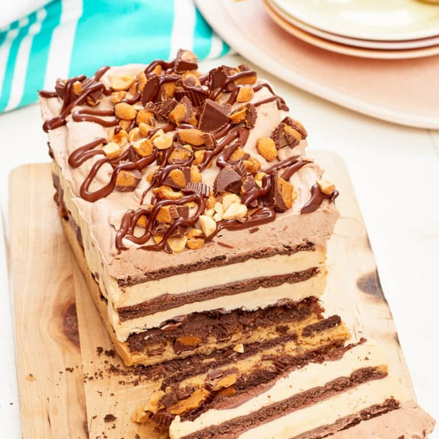 Recipe The Ultimate Peanut Butter Chocolate Icebox Cake Kitchn
