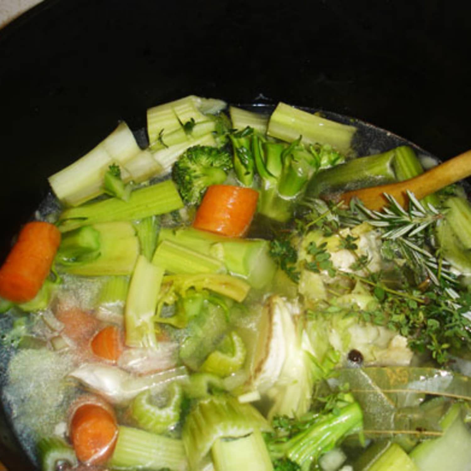 vegetable stock from scraps