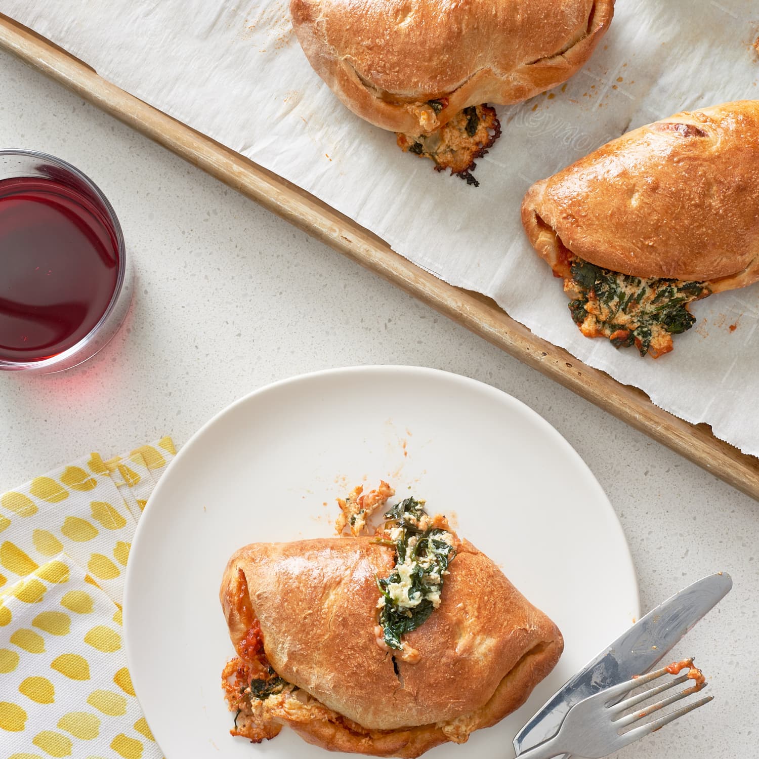 How To Make Calzones And Freeze Them For Later Kitchn Brush the surface of each calzone with the beaten egg, and then bake until nice and golden brown. how to make calzones