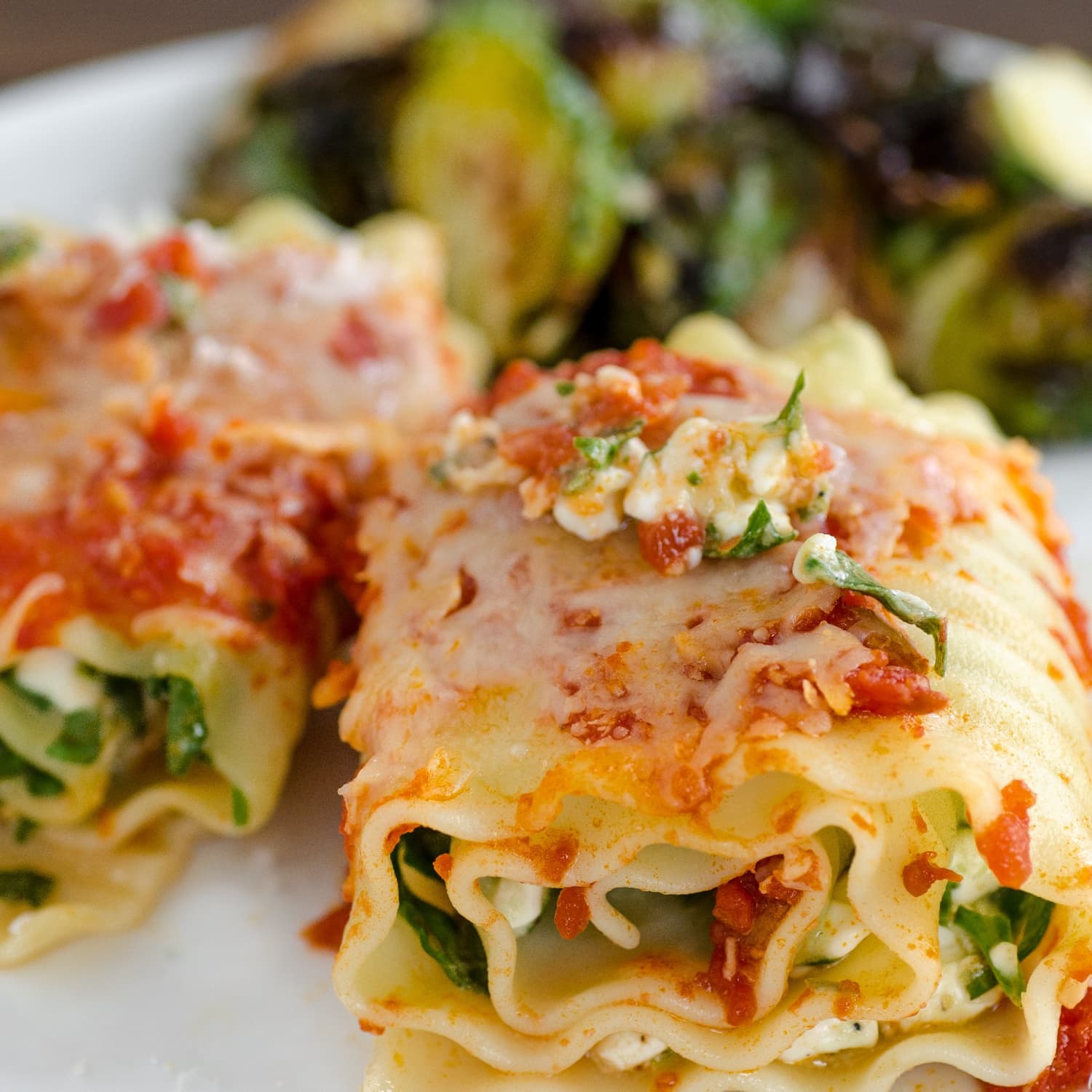Spinach Lasagna Roll Ups Kitchn