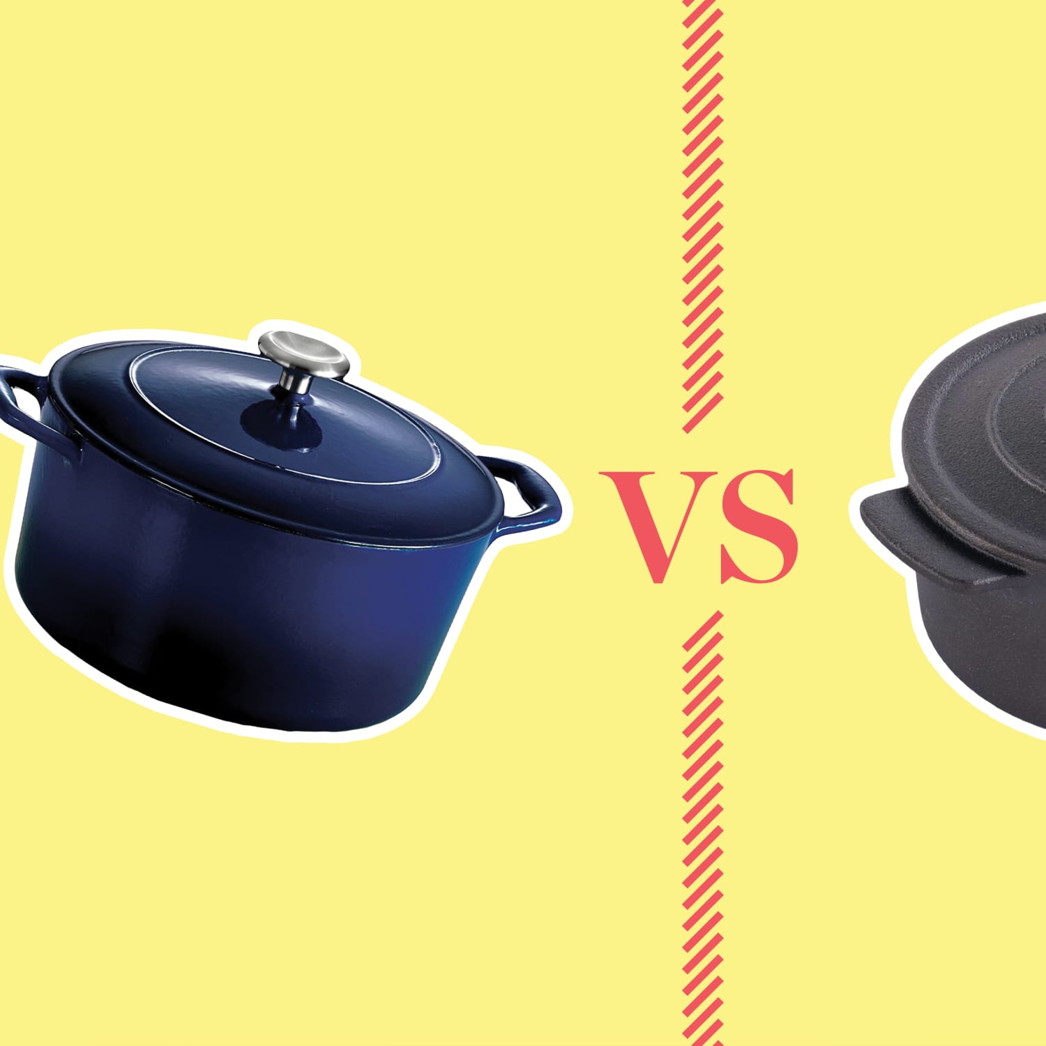 Cast Iron vs. Enameled Cast Iron (10 Major Differences) - Prudent Reviews