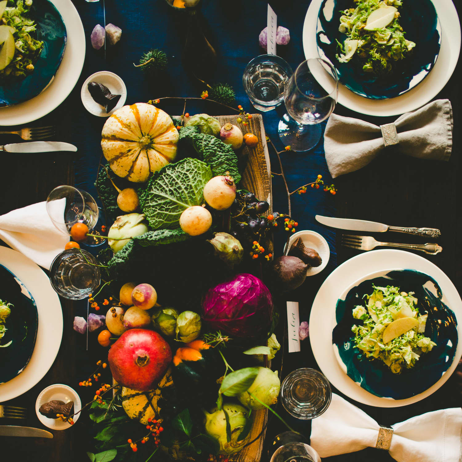 How I Set A Swanky Thanksgiving Table And 5 Tips For Decorating On A Budget Kitchn
