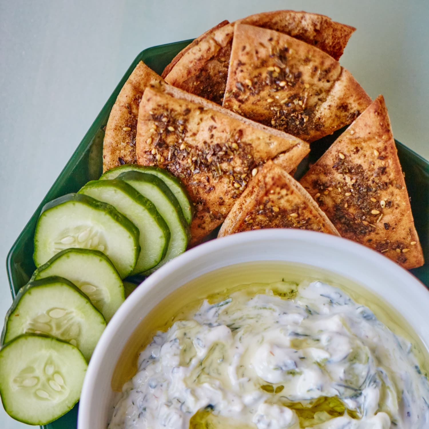 How To Make Cool, Creamy Greek Tzatziki Sauce