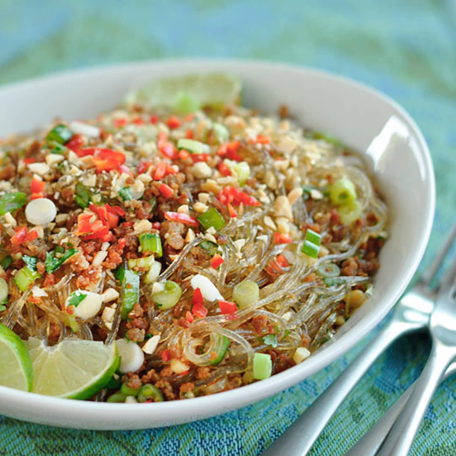 Thai Recipe: Spicy Glass Noodles with Crispy Pork (Yum Woon Sen) | The  Kitchn