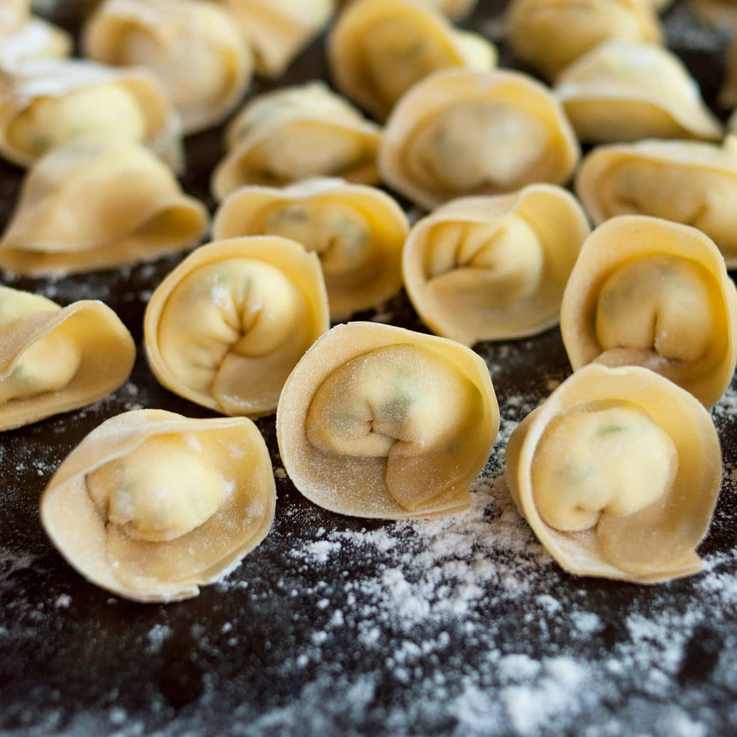 Making Pasta Tortellini Home On Wooden Stock Photo 1884537310