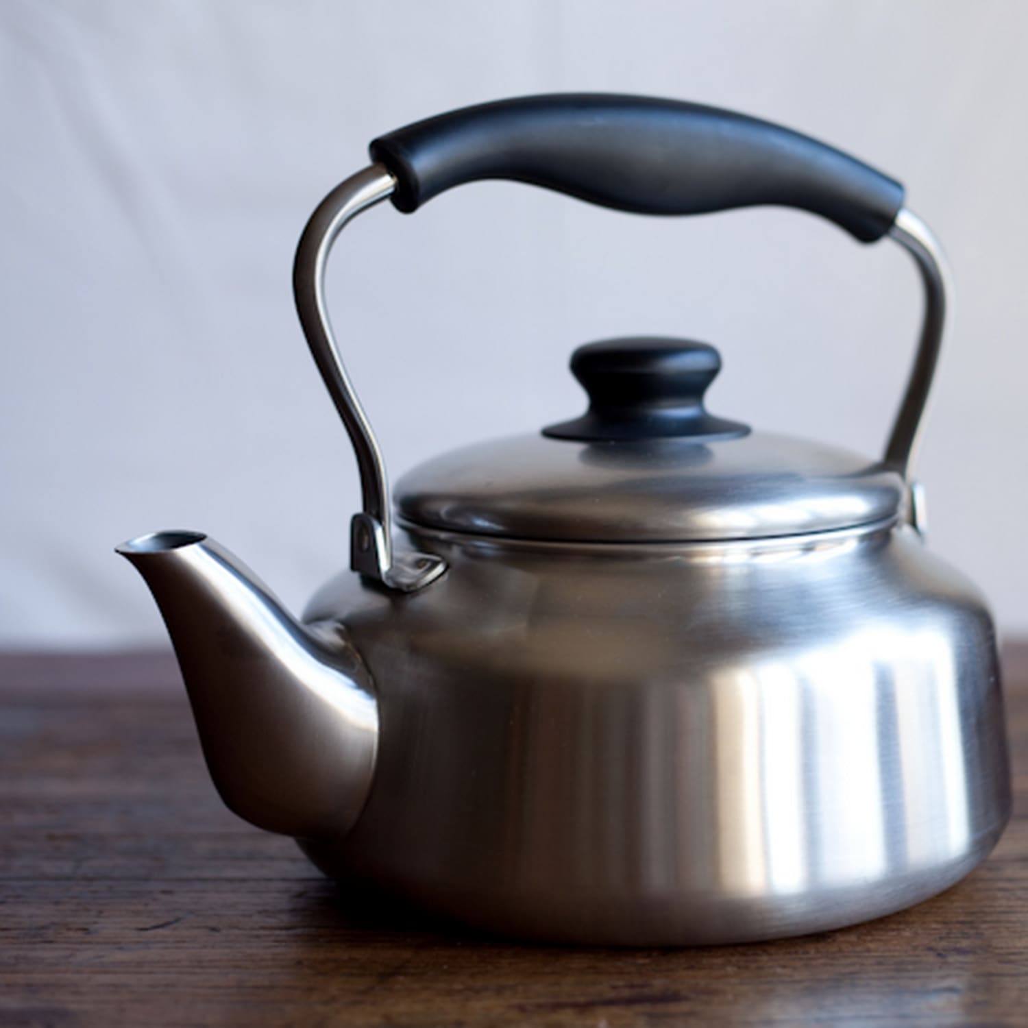 Vintage Chrome Tea Kettle by Revere Ware