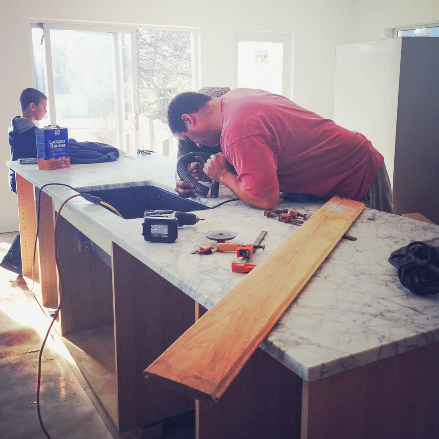 Faith's Kitchen Renovation: How We Finally Got Our Carrara Marble  Countertops | Kitchn