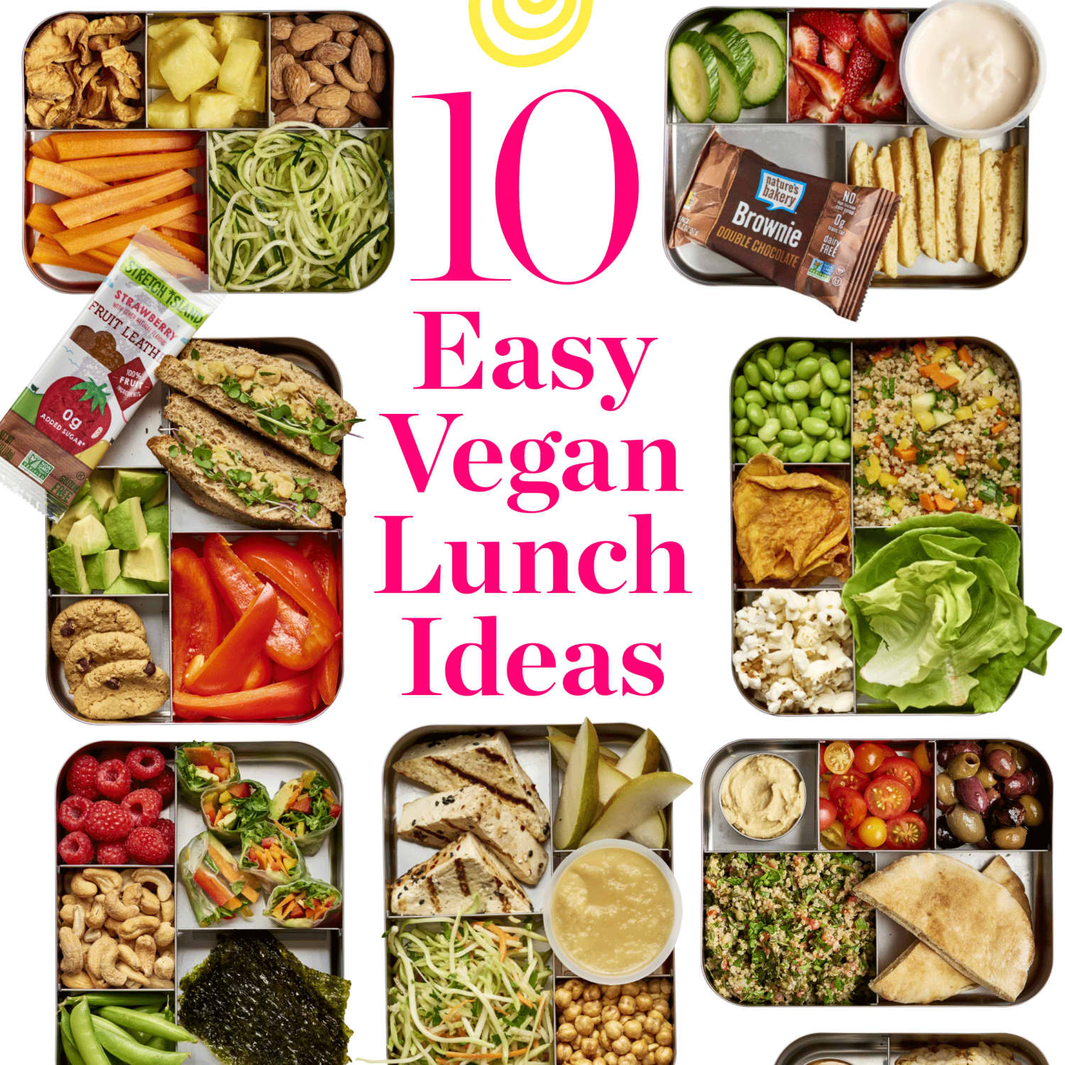 10 Easy School Lunch Ideas (Vegan) - Vegetarian Gastronomy