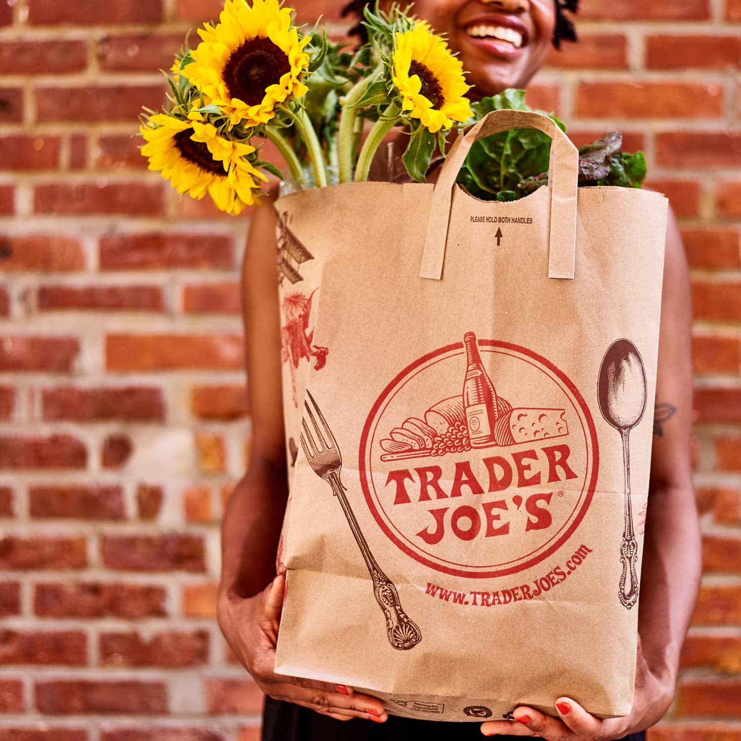 Trader Joe's Bag Challenge: Project 7 – Wrapped Flowers - Happiness  isCreating