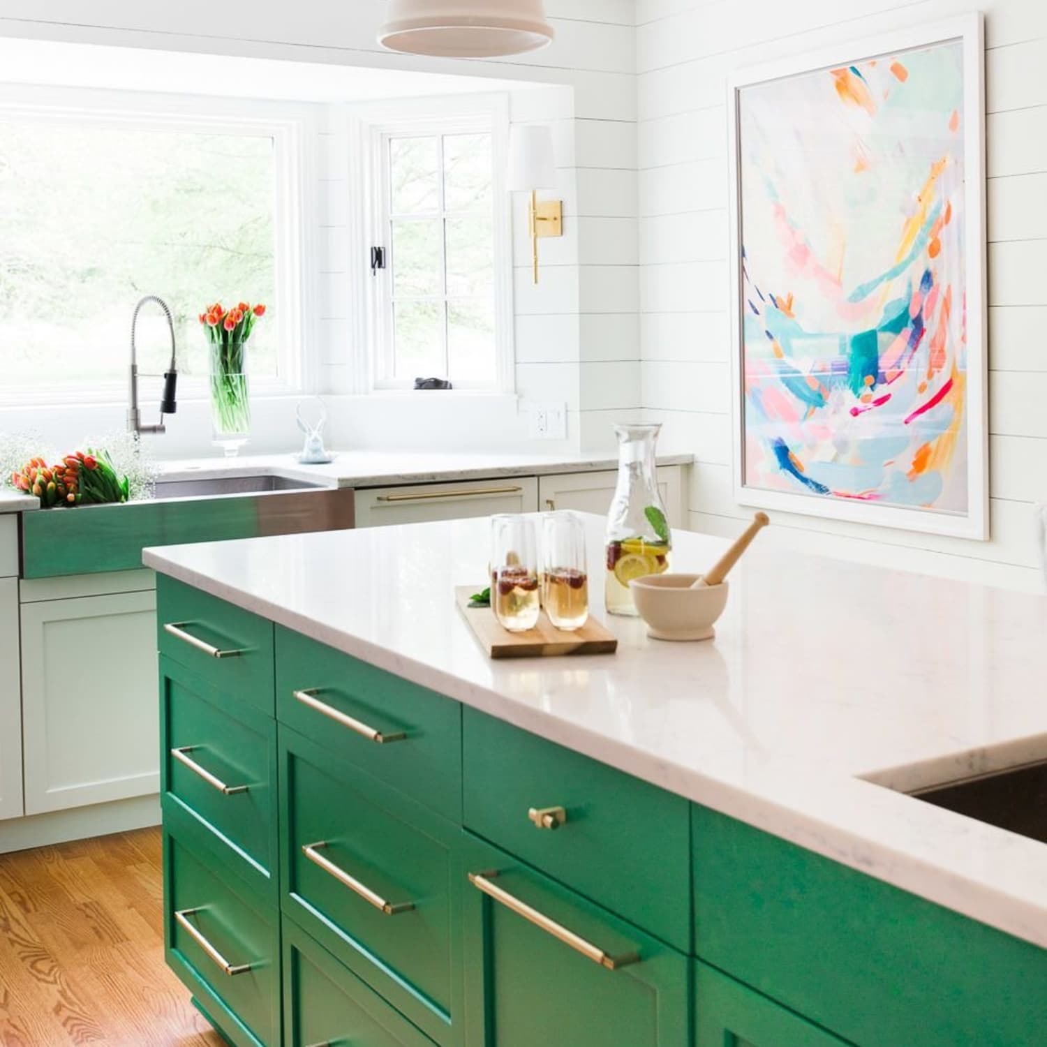 20 Gorgeous Green Kitchen Cabinet Ideas