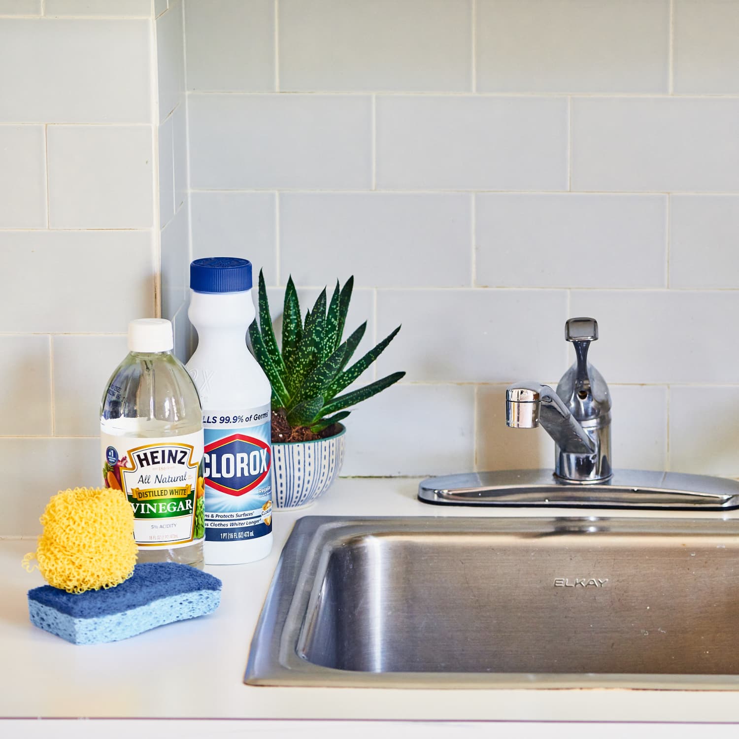 Making Cleanup Fast With An Organized Kitchen Sink & DIY Soap