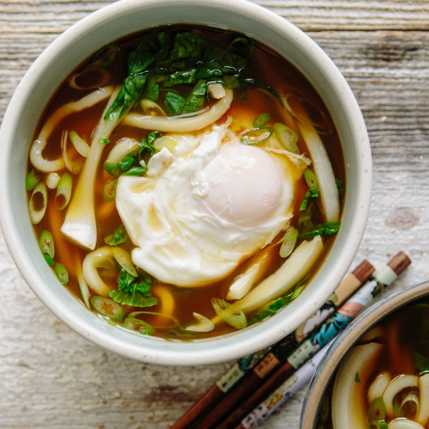 Recipe Udon Soup With Bok Choy And Poached Egg Kitchn