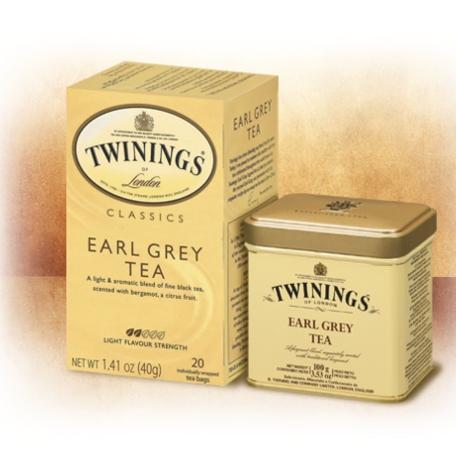 Twinings Earl Grey Citrus and Bergamot Black Tea Bags, 20 Count Box 