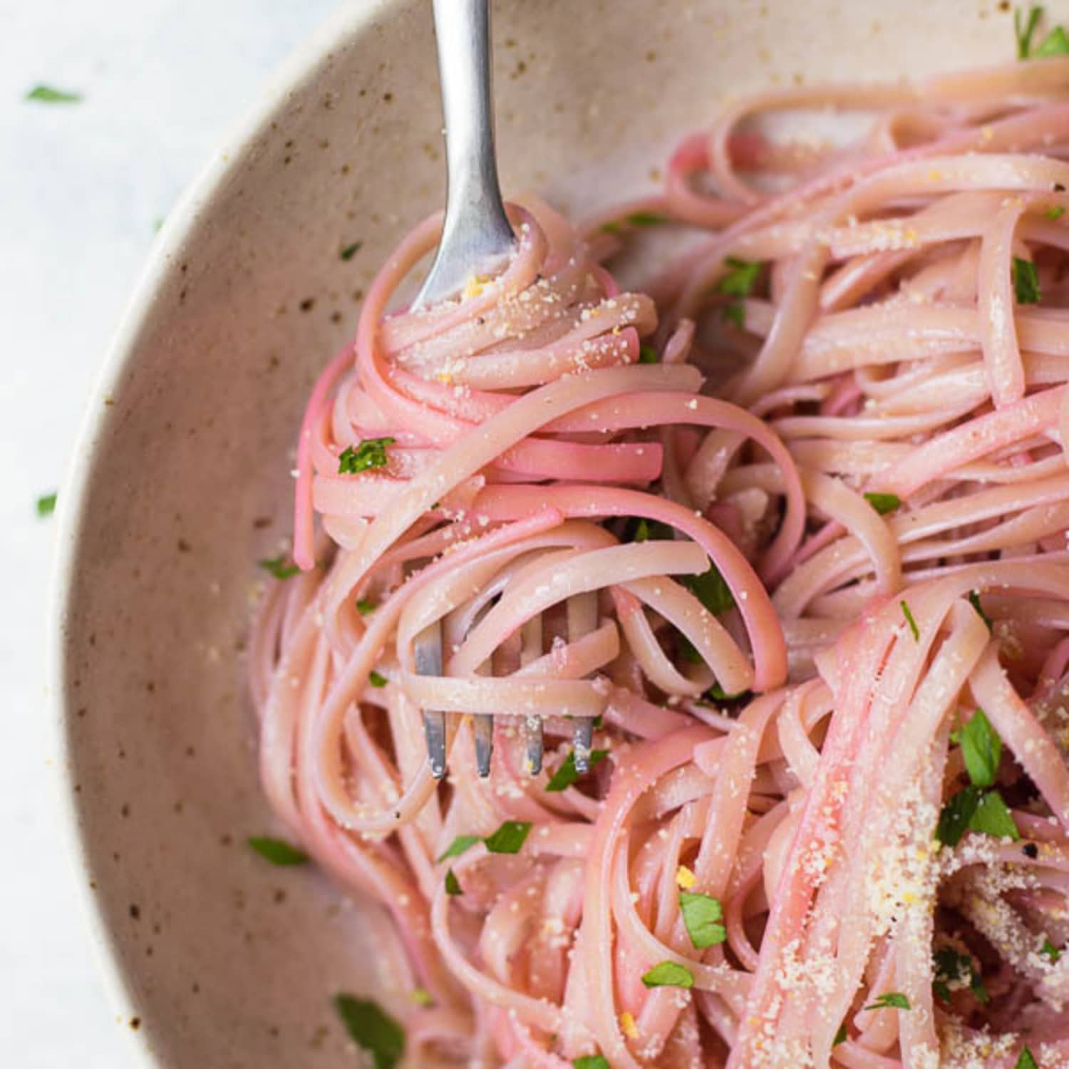This Pretty Pink Pasta Changes Colors Before Your Eyes